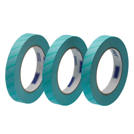 0167AB 0167AB  ~ HI TAC BLUE AUTOCLAVE TAPE - BX 48 ROLLS   18MM X 50 M ~