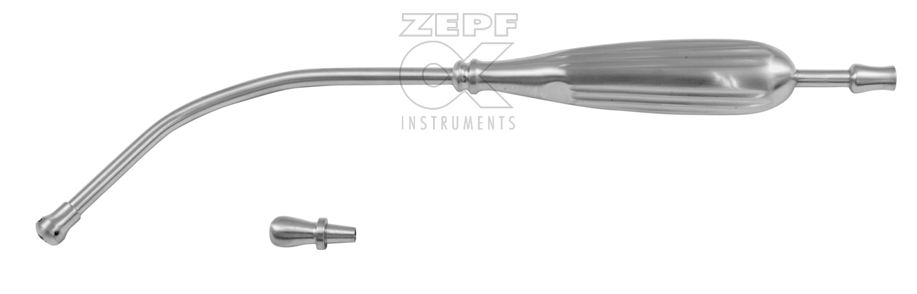 04-1500-48 04-1500-48  ~ YANKAUER Saugrohr 28 cm mit besonders großer zentraler Bohrung   4,8 mm ~