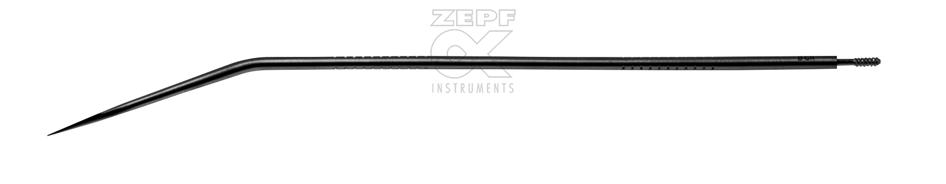 04-1587-08 04-1587-08  ~ Führungsnadel Lanzensp.  8 Charr. 18,5cm mit Gewinde ~