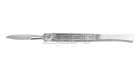 06-4006-13 06-4006-13  ~ Skalpell anat. Metallh. Fig.13   15,0cm ~