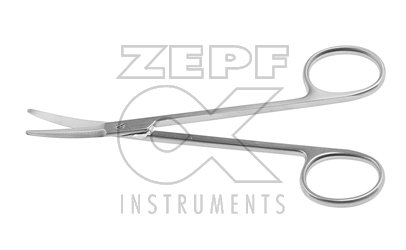 08-2103-23 08-2103-23  ~ GORNEY Präp.Schere fein 23 cm eine Schneide gezahnt gebogen ~