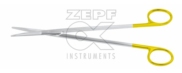 08-2104-20 08-2104-20  ~ GORNEY Präp.Schere fein 20 cm TC eine Schneide gezahnt gerade TC ~