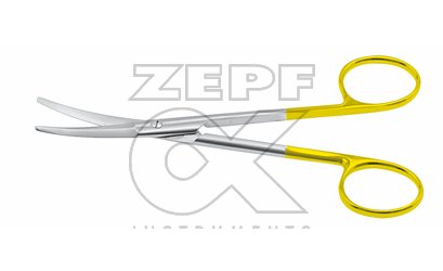 08-2123-13 08-2123-13  ~ TESSIER Schere gebogen 13 cm TC ~