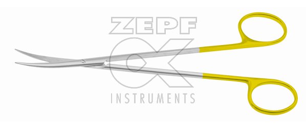 08-2835-18 08-2835-18  ~ METZENBAUM fino Schere 18 cm TC sp sp gebogen ~