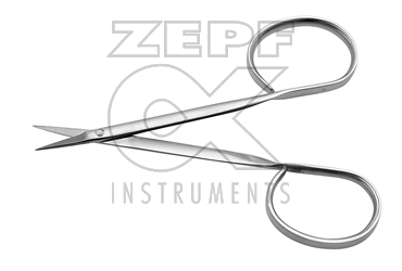 08-3212-09 08-3212-09  ~ Iris Schere große Ringe spitz  9,5 cm ~