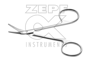 08-3407-09 08-3407-09  ~ AEBLI Hornhaut Schere links 9,5 cm ~