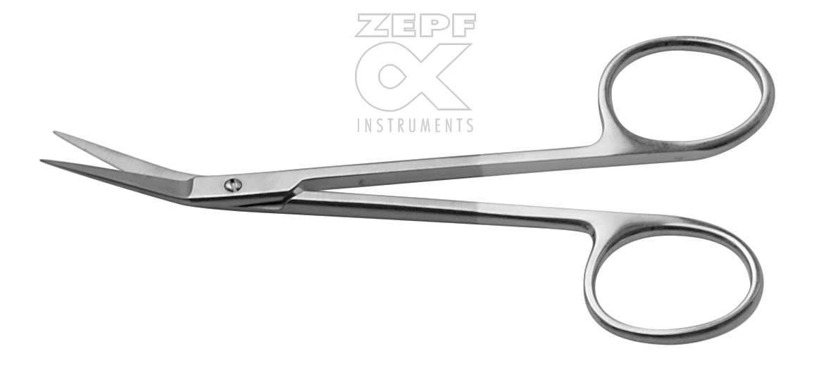 08-3505-11 08-3505-11  ~ Iris Schere abgewinkelt 11,5 cm TC ~