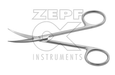 08-3723-12 08-3723-12  ~ Schere fein sp sp gebogen 12 cm ~