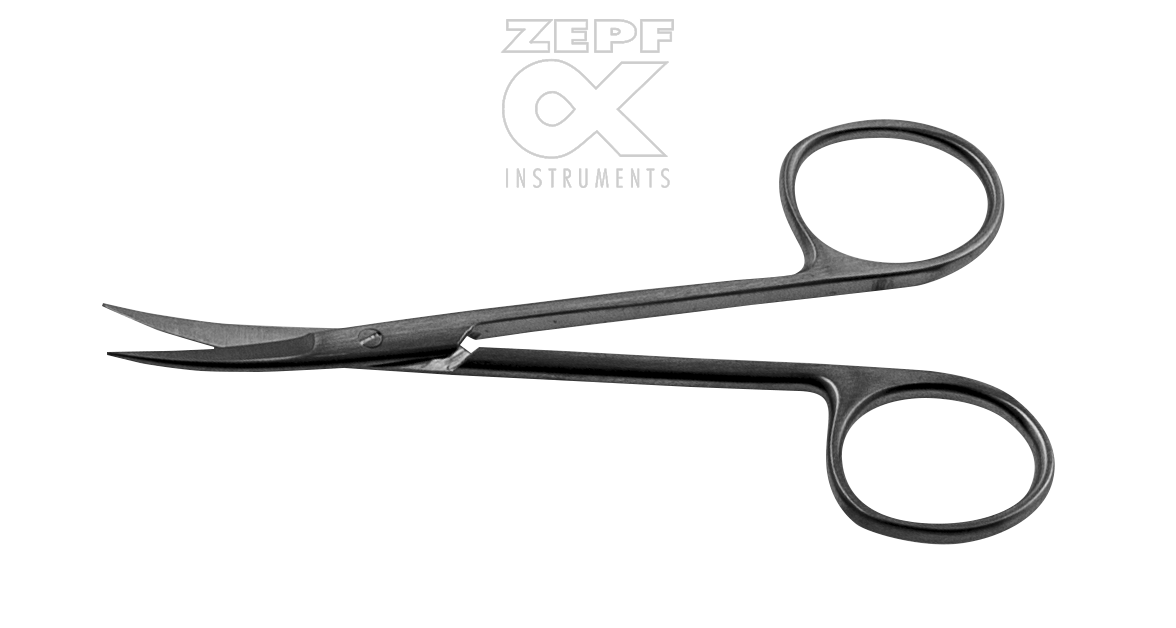 08-3801-13 08-3801-13  ~ Enukleations Schere leicht gebogen 13 cm ~