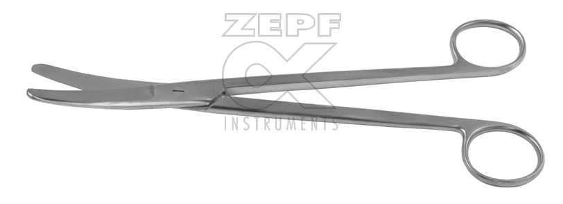 08-5101-23 08-5101-23  ~ SIMS Uterus Schere gebogen st. st. 23 cm ~