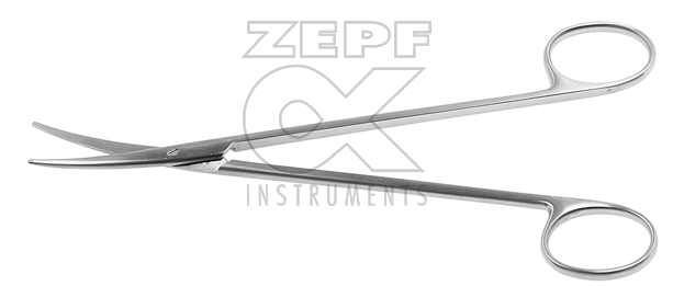 08-6111-18 08-6111-18  ~ De MARTEL Gefäß Schere gebogen 18 cm ~