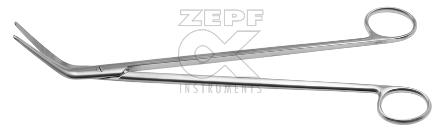 08-6409-28 08-6409-28  ~ Präparier Schere 60º 28 cm ~