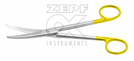 08-8013-23 08-8013-23  ~ Naht Schere gebogen 23 cm TC ~