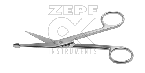 08-9301-14 08-9301-14  ~ KNOWLES Verband Schere Finger 14 cm abgewinkelt ~