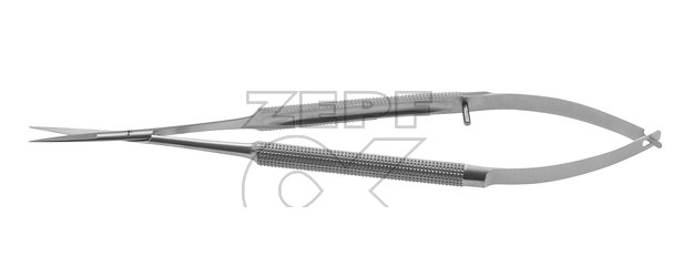 09-2005-18 09-2005-18  ~ Micro Schere Gyn.   8mm 18cm gebogen ~