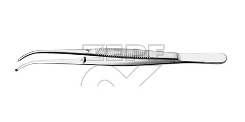 10-2701-12 10-2701-12  ~ SEMKEN Pinzette 1x2 Zähne gebogen 12,5cm ~