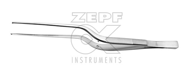 10-2721-17 10-2721-17  ~ TAYLOR Pinzette gerieft mit Schaber bajonett 17 cm ~