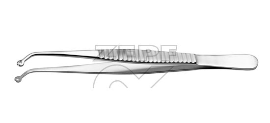 10-3409-15 10-3409-15  ~ Naht Pinzette abgewinkelt 15cm ~