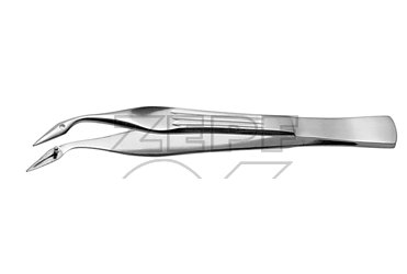 10-8107-10 10-8107-10  ~ CARMALT Splitterpinzette gebog ~