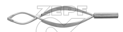 10-8409-11 10-8409-11  ~ Zecken Entfernungs Pinzette 11,5 cm ~