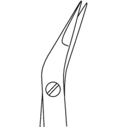 11-383-25-07 11-383-25-07  ~ SC-Schere,Dietrich-Potts,7mm,25 ,18cm ~