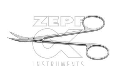 11-633-11 11-633-11  ~ Iris Schere seitwärts gebogen 11 cm ~