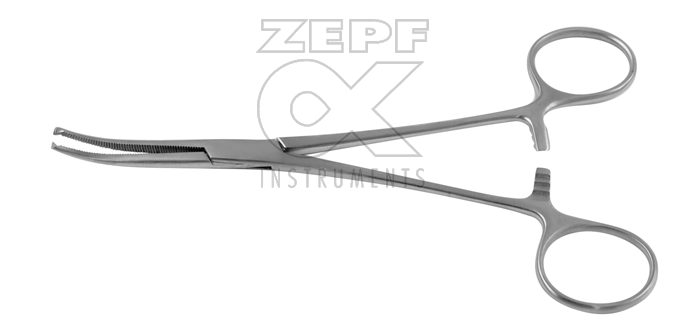 12-2605-16 12-2605-16  ~ CRILE RANKIN (OCHSNER DIXON) Arterien- klemme 1 x 2 Zähne gebogen ~