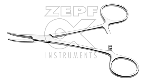 12-2707-13 12-2707-13  ~ DUNHILL Arterienklemme gebogen ~