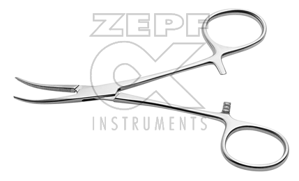 12-3405-12 12-3405-12  ~ DANDY Mosquito Arterien Klemme 12 cm seitlich gebogen ~