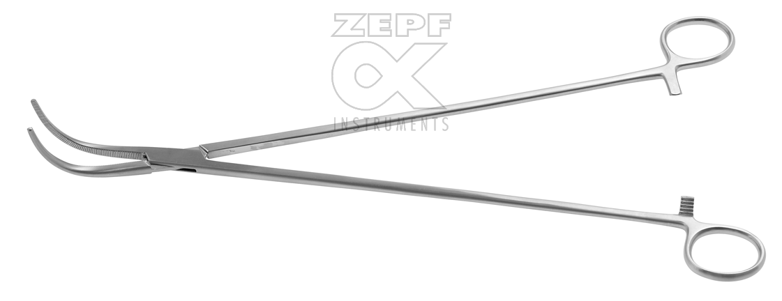 12-4505-12 12-4505-12  ~ ZENKER Praep. Lig.Klemme geb. 35 cm Fig. 2 ~