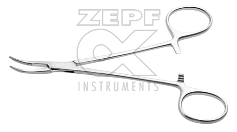 12-4609-14 12-4609-14  ~ Praeparierklemme stark gebogen 14 cm ~