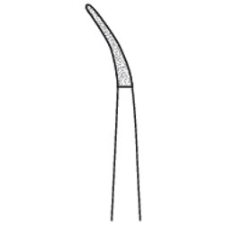 12-563-01-07 12-563-01-07  ~ MIKROPINZETTE, GEB., 6X0,3 MM, 18 CM ~