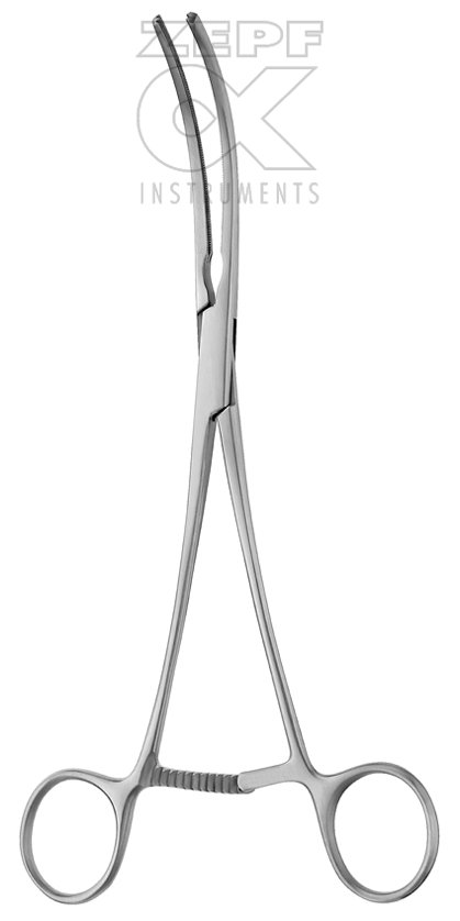 13-1501-21 13-1501-21  ~ GLOVER Vascular Klemme 21cm geb. ~