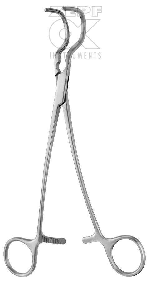 13-2509-02 13-2509-02  ~ WYLIE Gefäß Klemme gebog.22 cm ~