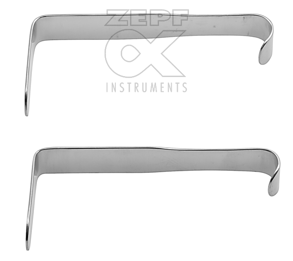 18-1101-18 18-1101-18  ~ PARKER MOTT Wundhaken Satz 16 cm 74,5x25 mm   70x25 mm ~