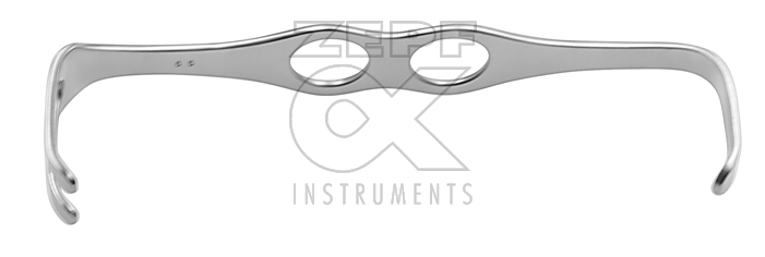 18-1304-02 18-1304-02  ~ MATHIEU Wundhaken Fig. 2 20 cm 42x13 mm   46x26 mm ~