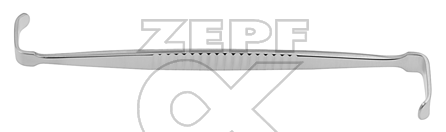 18-1592-15 18-1592-15  ~ HOUSE Wundhaken doppelt 15 cm 20 x 6,5 mm   25 x 9 mm ~