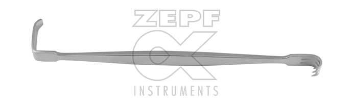 18-1602-15 18-1602-15  ~ SENN MILLER Baby Wundhaken scharf 7 x 8 mm 22 x 7 mm 15 cm ~