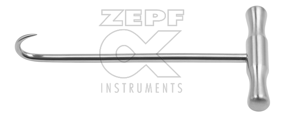 18-2834-01 18-2834-01  ~ Knochen Haken mit T-Griff 18 x 21 mm 18 cm ~