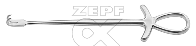 18-2904-02 18-2904-02  ~ MURPHY Wundhaken scharf 2 Z. 9 mm 19,5 cm ~