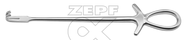 18-2905-02 18-2905-02  ~ MURPHY Wundhaken stumpf 2 Z. 9 mm 19,5 cm ~