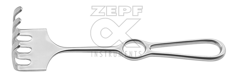 18-3600-04 18-3600-04  ~ OLLIER Wundhaken 4 Z. 60x36 mm 22,5 cm ~