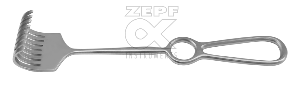 18-3607-08 18-3607-08  ~ KOERTE Wundhaken stumpf 40x30 mm 23,5 cm ~