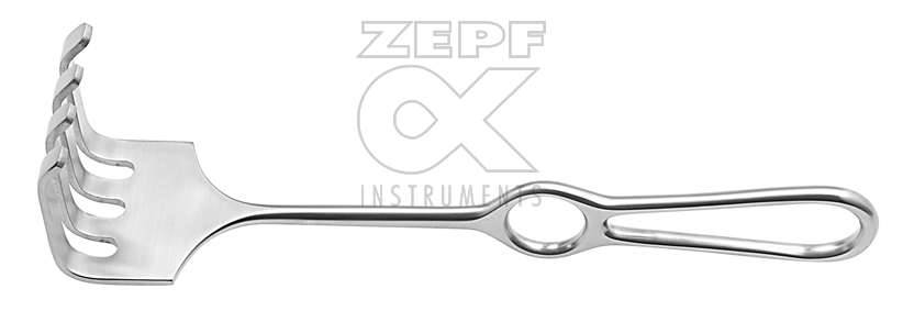 18-3609-04 18-3609-04  ~ KOERTE Wundh.stumpf 4Z. 55x46 mm 23 cm ~