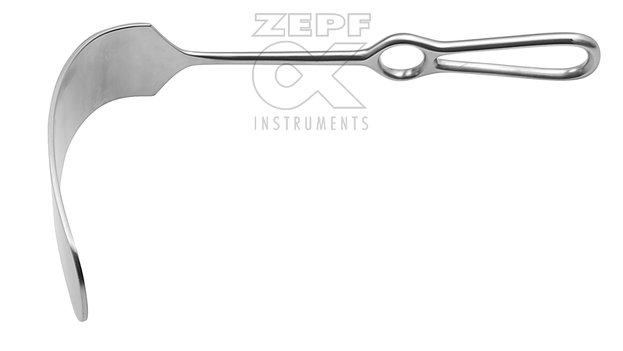 18-3801-50 18-3801-50  ~ MIKULICZ Wundhaken 150x50 mm 26 cm ~