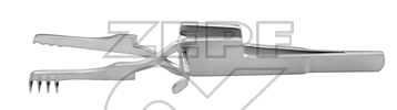 18-6305-10 18-6305-10  ~ Wundsperrer stumpf 4x4 Zähne 10 cm (Heiss) ~