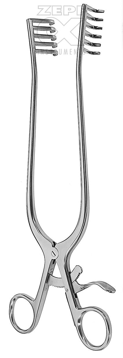 18-6701-25 18-6701-25  ~ WEITLANER Wundsp.stumpf 25 cm 5 x 6 Zähne ~