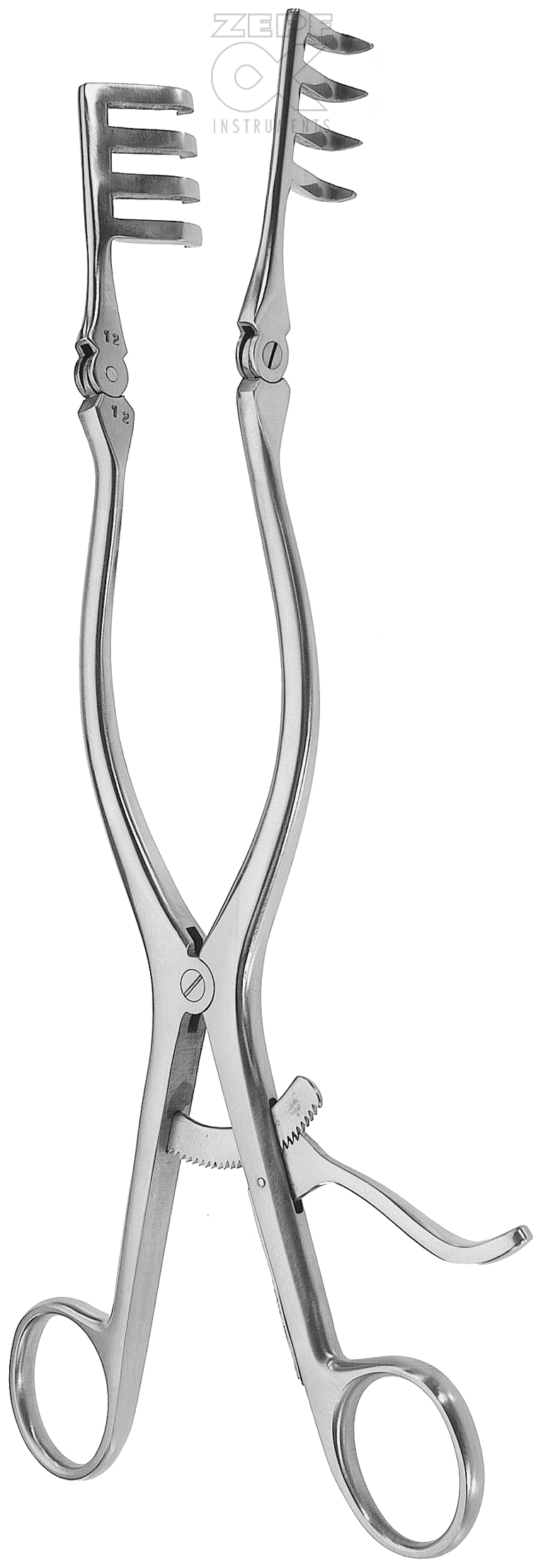 18-6709-25 18-6709-25  ~ WANE Wundsperrer 4x4 Z. scharf 25 cm ~