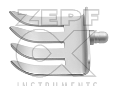 18-7304-40 18-7304-40  ~ CASPAR Haken 4 Zaehne 40x52 mm ~
