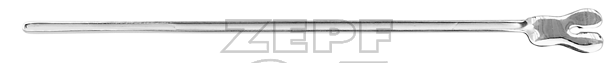 20-1524-19 20-1524-19  ~ Ösen Rinnen Sonde biegsam 19 cm ~